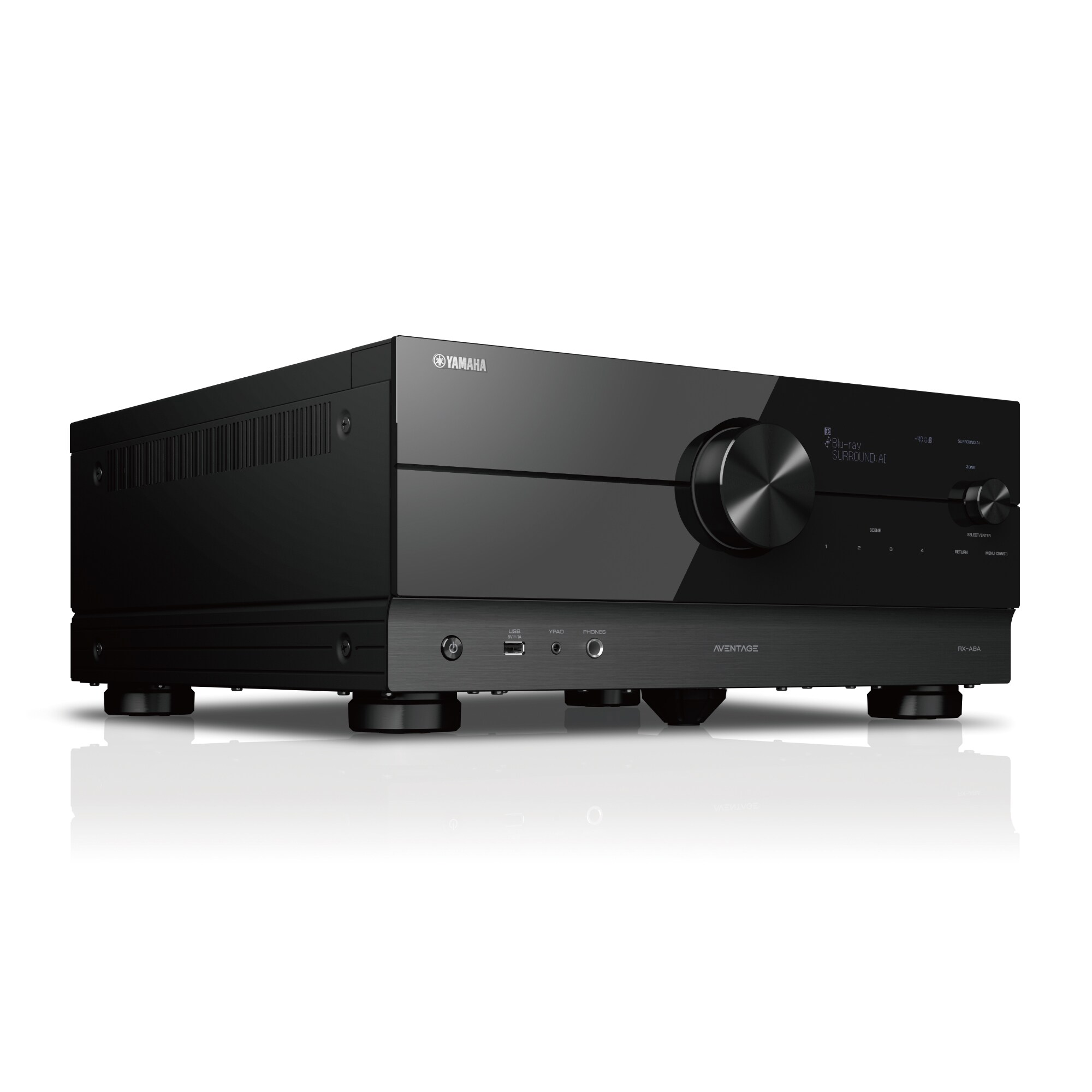 Yamaha RX-A8A 11.2 150W 8K házimozi erősítő, fekete